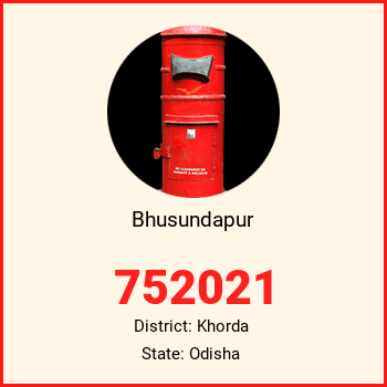 Bhusundapur pin code, district Khorda in Odisha