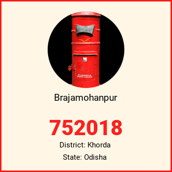 Brajamohanpur pin code, district Khorda in Odisha