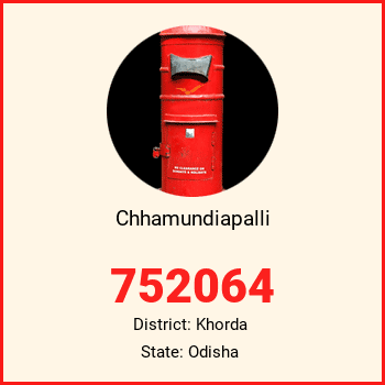 Chhamundiapalli pin code, district Khorda in Odisha
