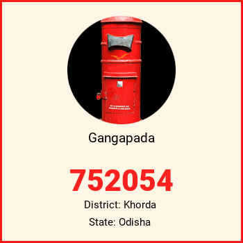 Gangapada pin code, district Khorda in Odisha