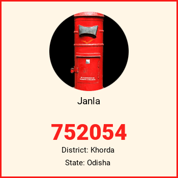 Janla pin code, district Khorda in Odisha