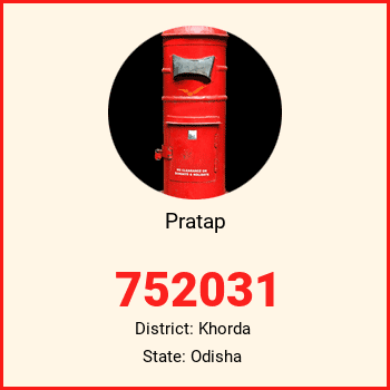 Pratap pin code, district Khorda in Odisha
