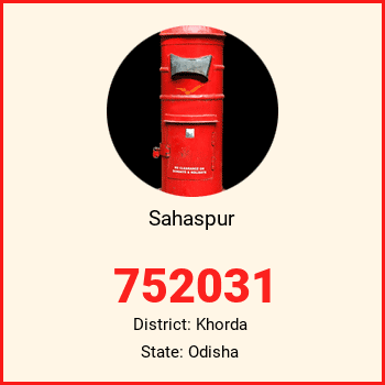 Sahaspur pin code, district Khorda in Odisha