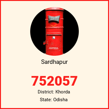 Sardhapur pin code, district Khorda in Odisha