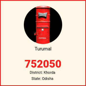 Turumal pin code, district Khorda in Odisha