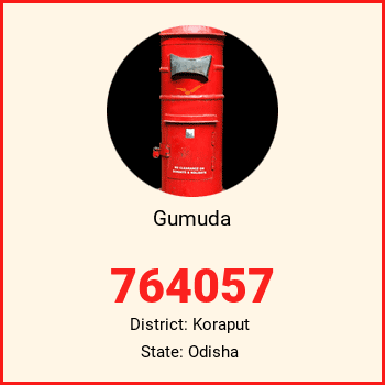 Gumuda pin code, district Koraput in Odisha