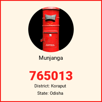 Munjanga pin code, district Koraput in Odisha