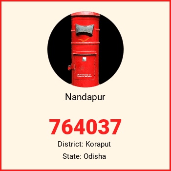 Nandapur pin code, district Koraput in Odisha