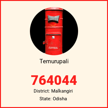 Temurupali pin code, district Malkangiri in Odisha