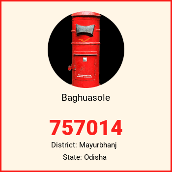 Baghuasole pin code, district Mayurbhanj in Odisha