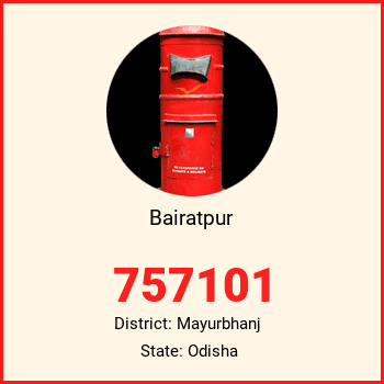 Bairatpur pin code, district Mayurbhanj in Odisha