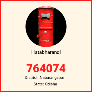 Hatabharandi pin code, district Nabarangapur in Odisha