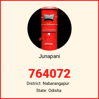 Junapani pin code, district Nabarangapur in Odisha