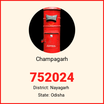 Champagarh pin code, district Nayagarh in Odisha