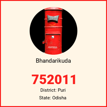 Bhandarikuda pin code, district Puri in Odisha