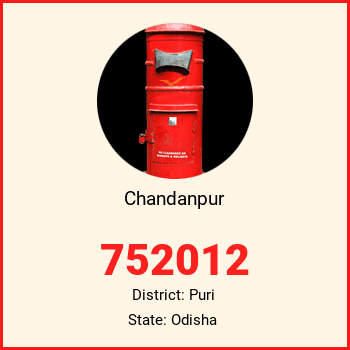 Chandanpur pin code, district Puri in Odisha