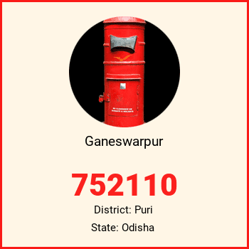 Ganeswarpur pin code, district Puri in Odisha