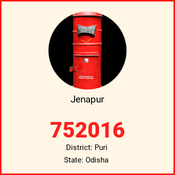 Jenapur pin code, district Puri in Odisha