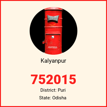 Kalyanpur pin code, district Puri in Odisha