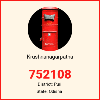 Krushnanagarpatna pin code, district Puri in Odisha