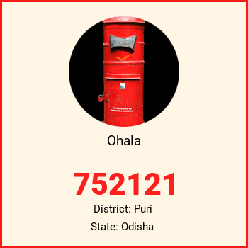 Ohala pin code, district Puri in Odisha