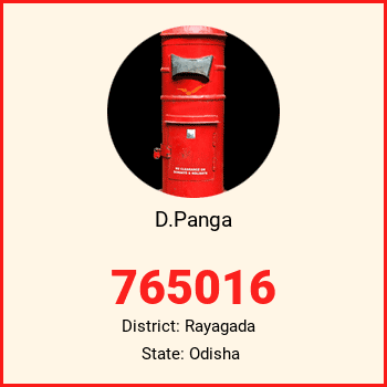 D.Panga pin code, district Rayagada in Odisha