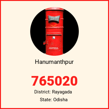Hanumanthpur pin code, district Rayagada in Odisha