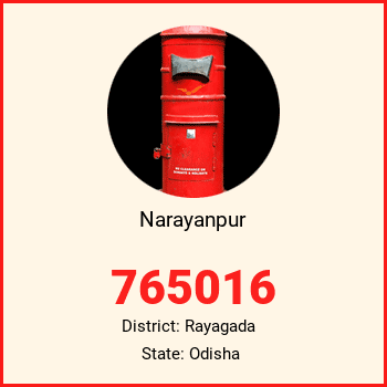 Narayanpur pin code, district Rayagada in Odisha