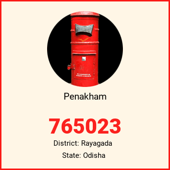 Penakham pin code, district Rayagada in Odisha