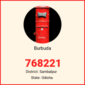 Burbuda pin code, district Sambalpur in Odisha