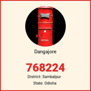 Dangajore pin code, district Sambalpur in Odisha