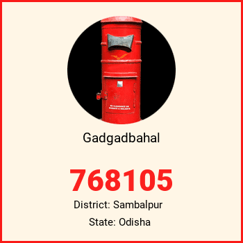Gadgadbahal pin code, district Sambalpur in Odisha