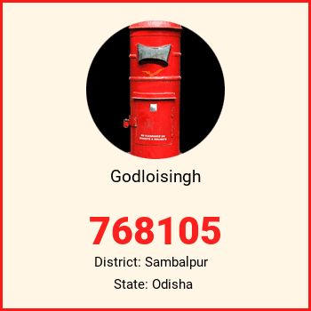 Godloisingh pin code, district Sambalpur in Odisha