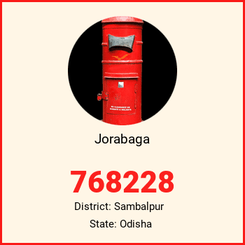 Jorabaga pin code, district Sambalpur in Odisha