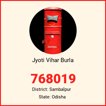 Jyoti Vihar Burla pin code, district Sambalpur in Odisha