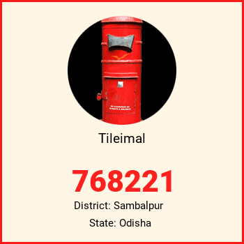 Tileimal pin code, district Sambalpur in Odisha