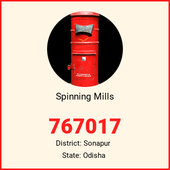 Spinning Mills pin code, district Sonapur in Odisha