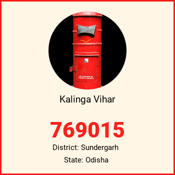 Kalinga Vihar pin code, district Sundergarh in Odisha