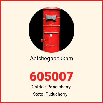 Abishegapakkam pin code, district Pondicherry in Puducherry