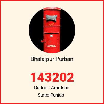 Bhalaipur Purban pin code, district Amritsar in Punjab