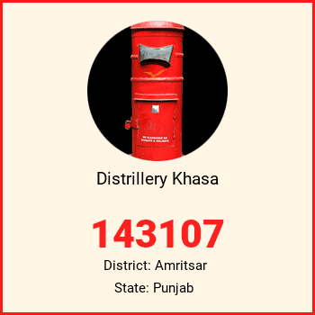Distrillery Khasa pin code, district Amritsar in Punjab