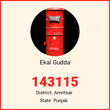 Ekal Gudda pin code, district Amritsar in Punjab
