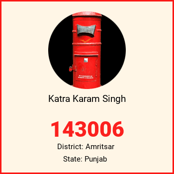 Katra Karam Singh pin code, district Amritsar in Punjab