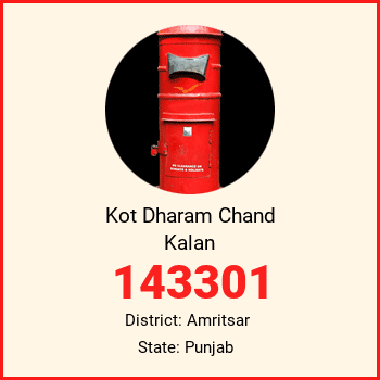 Kot Dharam Chand Kalan pin code, district Amritsar in Punjab