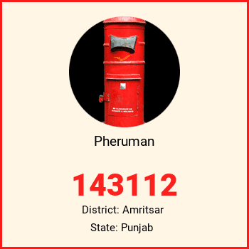 Pheruman pin code, district Amritsar in Punjab
