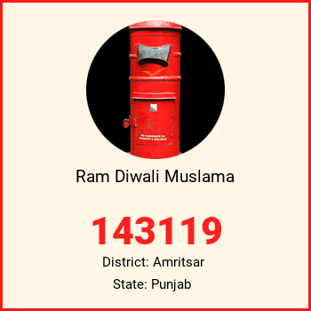 Ram Diwali Muslama pin code, district Amritsar in Punjab