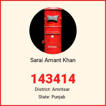 Sarai Amant Khan pin code, district Amritsar in Punjab