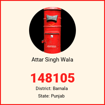 Attar Singh Wala pin code, district Barnala in Punjab