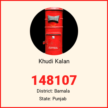 Khudi Kalan pin code, district Barnala in Punjab