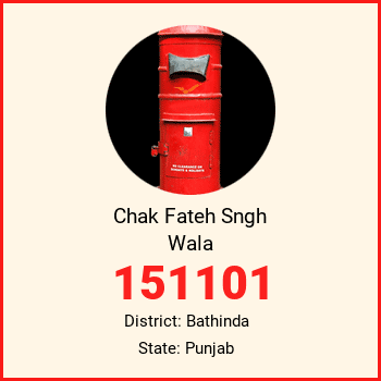 Chak Fateh Sngh Wala pin code, district Bathinda in Punjab